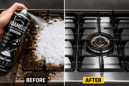 India's #1 FOAMELLE PURO-FOAM GREASE-ZERO™  "Deep Foam. Instant Shine." 🥇