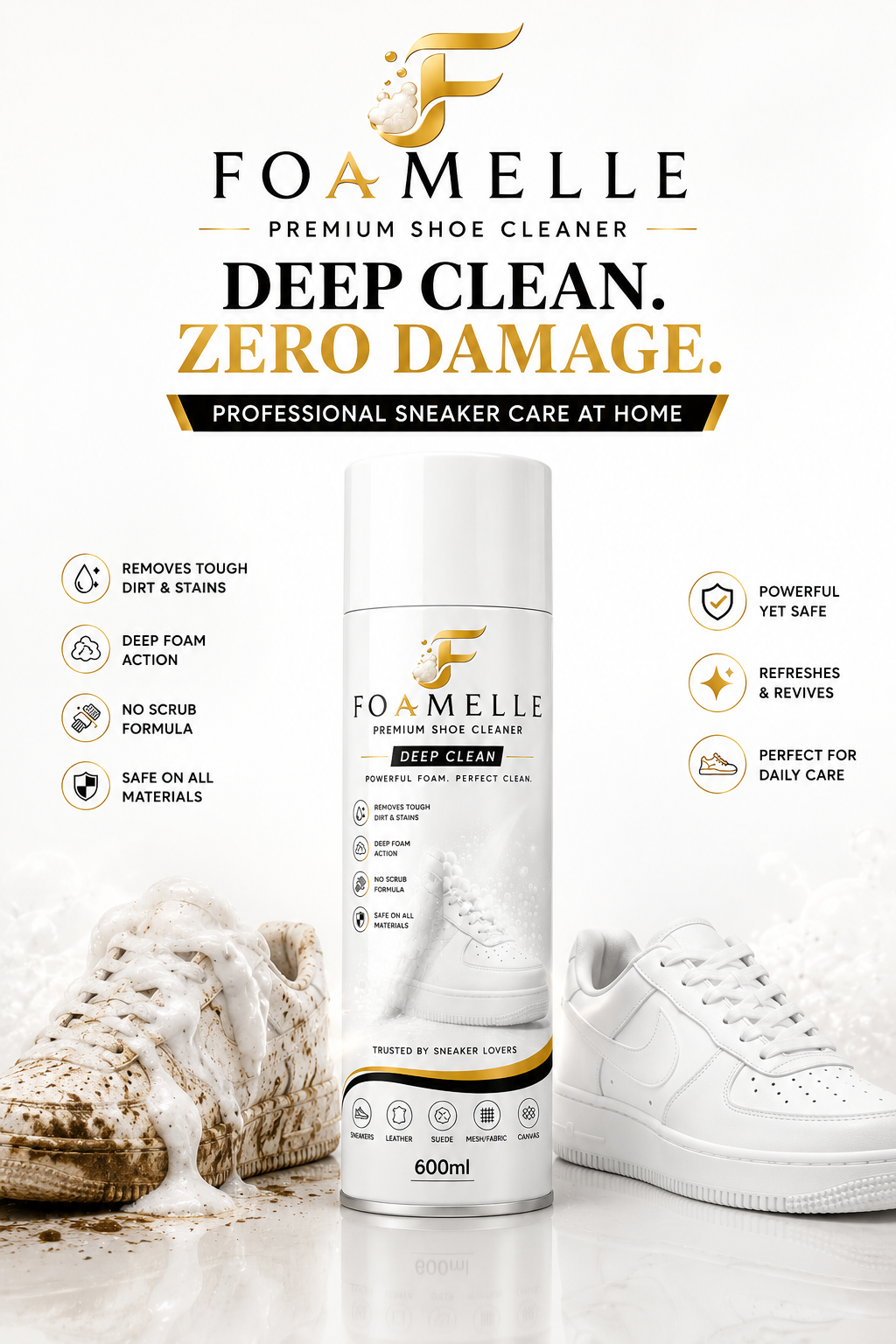 Foamelle Deep Clean Shoe Foam