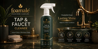 Foamale™ Ultra-Shine Tap & Faucet Spray |Ultimate Metal & Faucet Shine Limescale Remover (500ml)