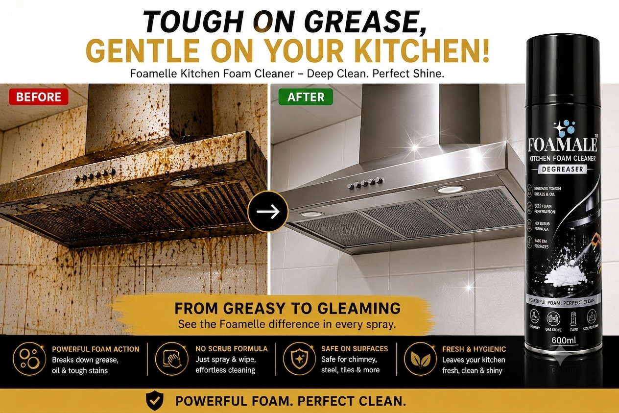 India's #Best FOAMALE™  PURO-FOAM GREASE-ZERO