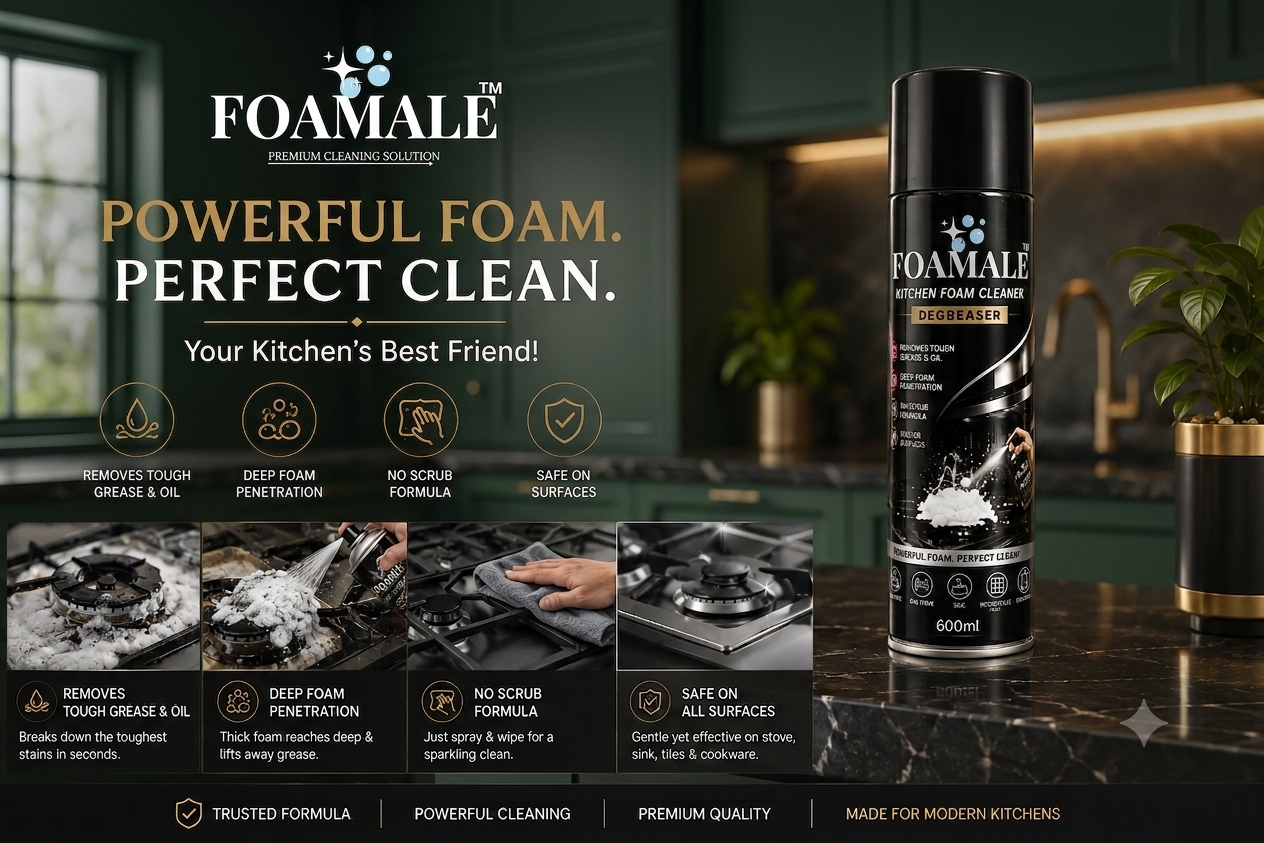 India's #Best FOAMALE™  PURO-FOAM GREASE-ZERO