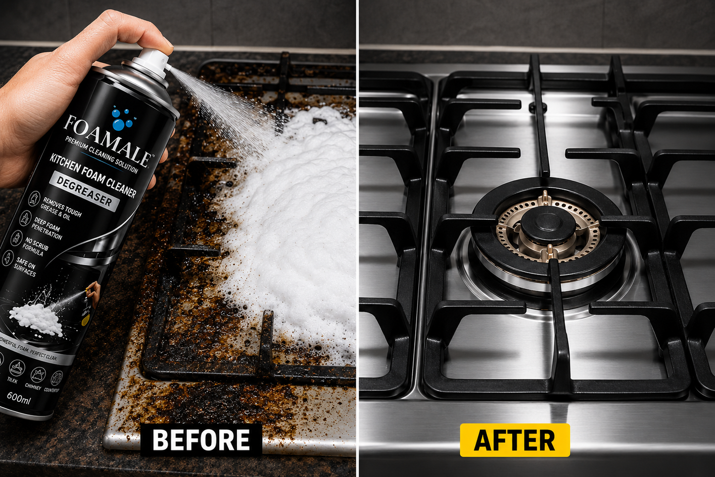 India's #Best FOAMALE™  PURO-FOAM GREASE-ZERO