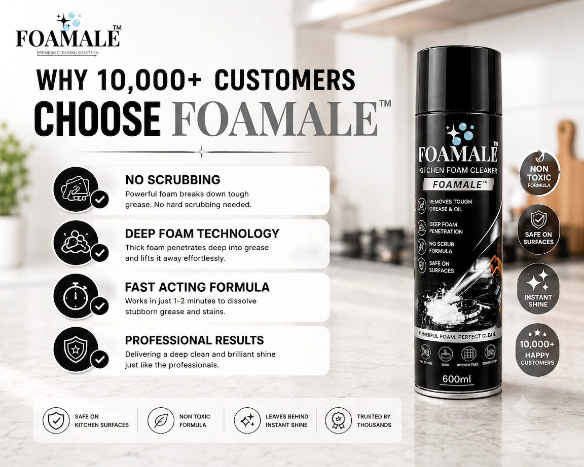 India's #Best FOAMALE™  PURO-FOAM GREASE-ZERO