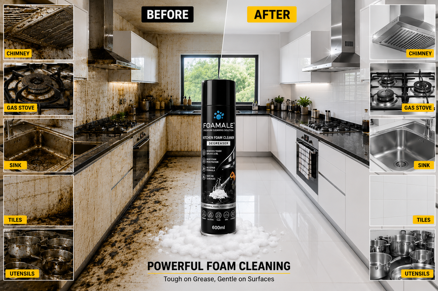 India's #Best FOAMALE™  PURO-FOAM GREASE-ZERO