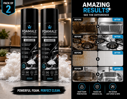 India's #Best FOAMALE™  PURO-FOAM GREASE-ZERO