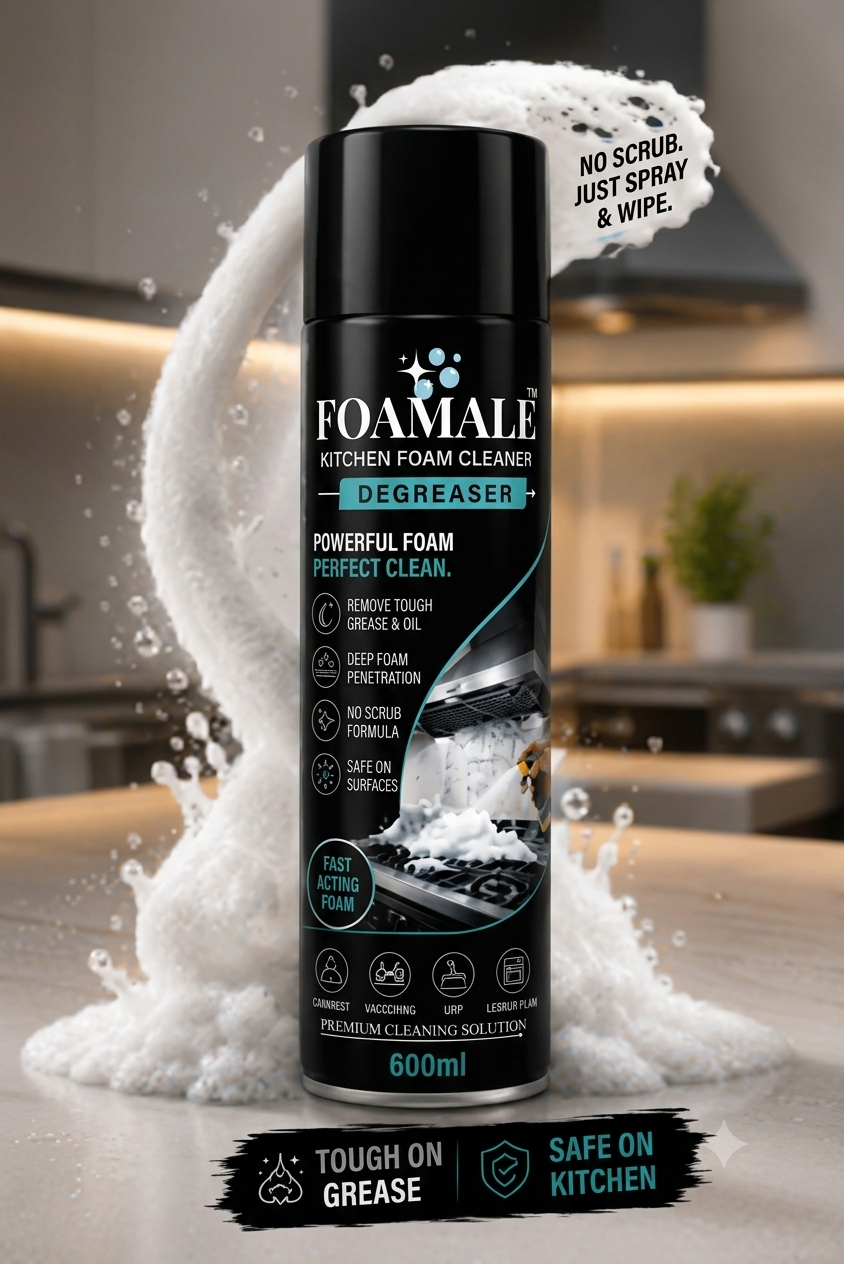 India's #Best FOAMALE™  PURO-FOAM GREASE-ZERO
