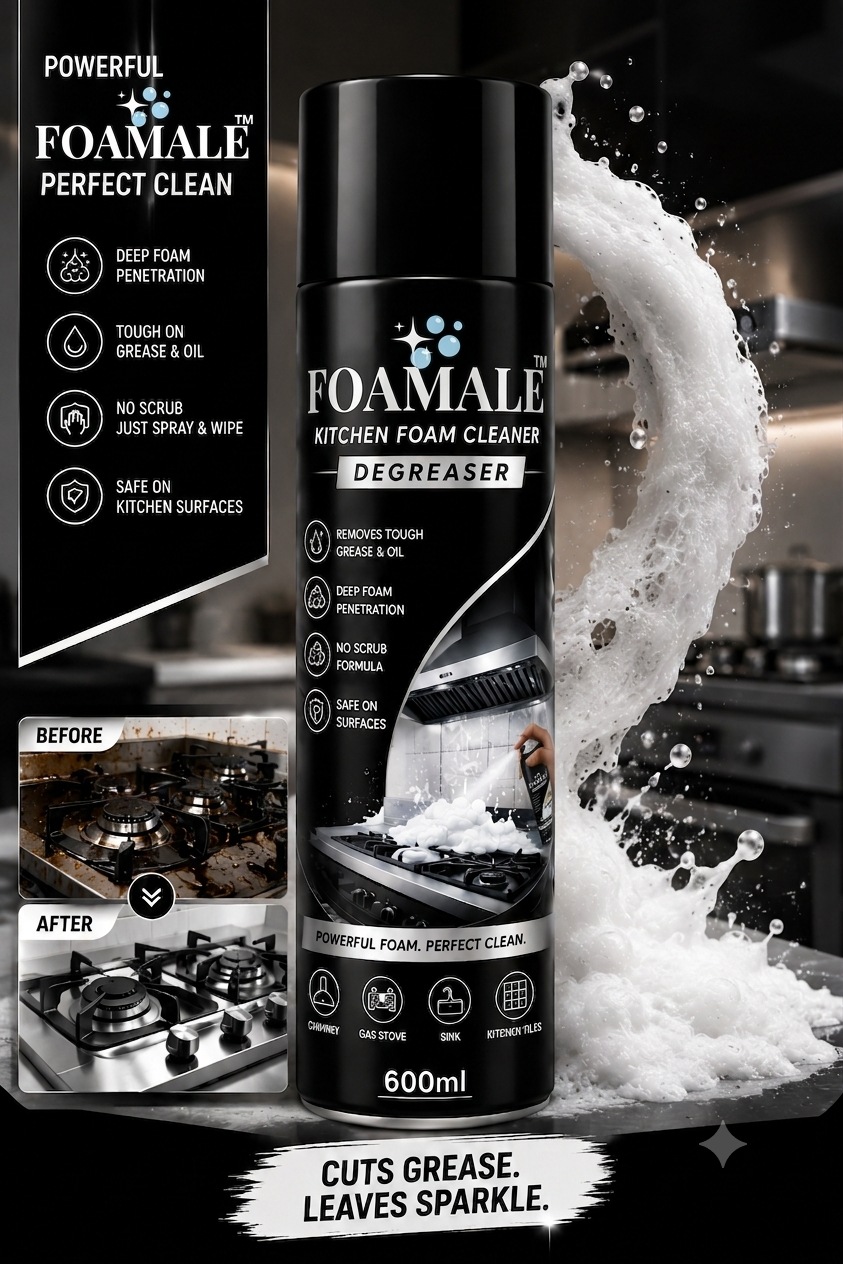 India's #Best FOAMALE™  PURO-FOAM GREASE-ZERO
