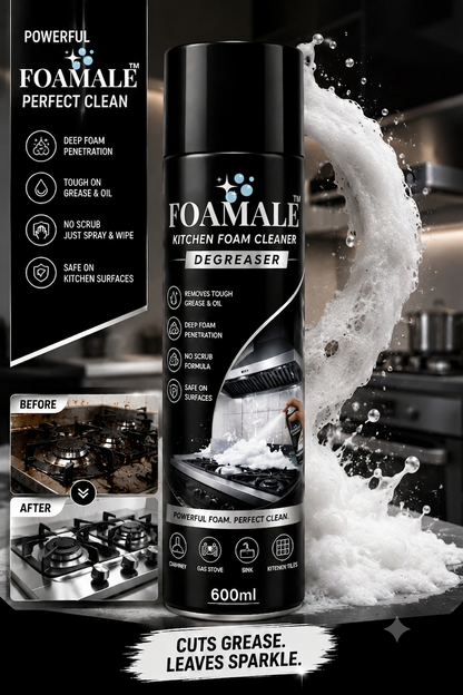 India's #Best FOAMALE™  PURO-FOAM GREASE-ZERO