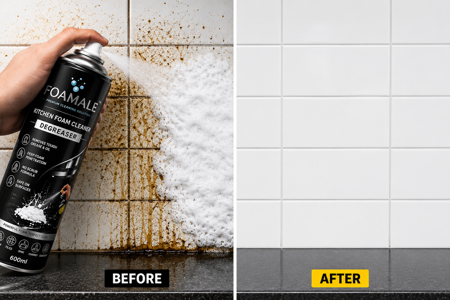 India's #Best FOAMALE™  PURO-FOAM GREASE-ZERO