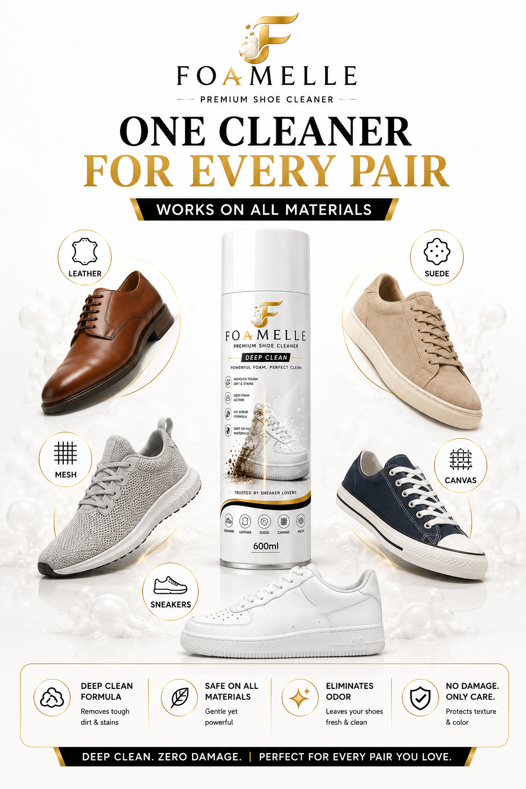Foamelle Deep Clean Shoe Foam