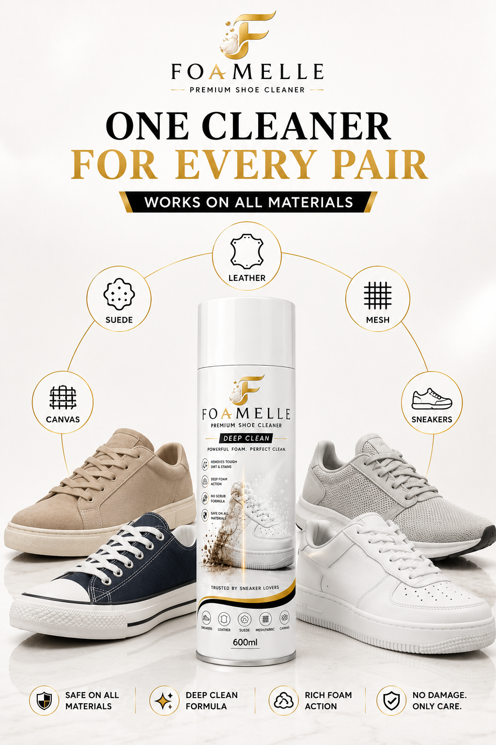Foamelle Deep Clean Shoe Foam